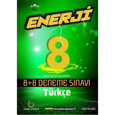 LGS 8.SINIF ENERJİ TÜRKÇE 8+8 DENEME