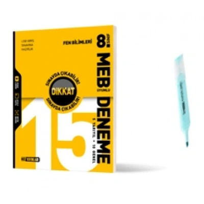 LGS 8.Sınıf Fen Bilimleri Deneme MEB Uyumlu DİKKAT Sınavda Çıkabilir