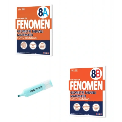 LGS 8.Sınıf Geometri Tabanlı Matematik A Ve B Soru Bankası