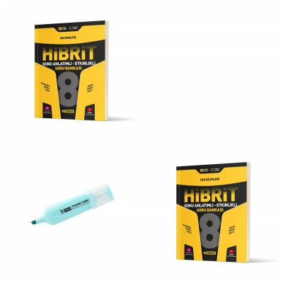 LGS 8.Sınıf HİBRİT Matematik Ve Fen Bilimleri Konu Anlatımlı Etkinlikli Soru Bankası