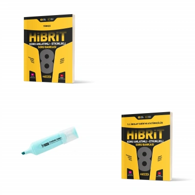 LGS 8.Sınıf HİBRİT Türkçe Ve İnkılap Tarihi Konu Anlatımlı Etkinlikli Soru Bankası