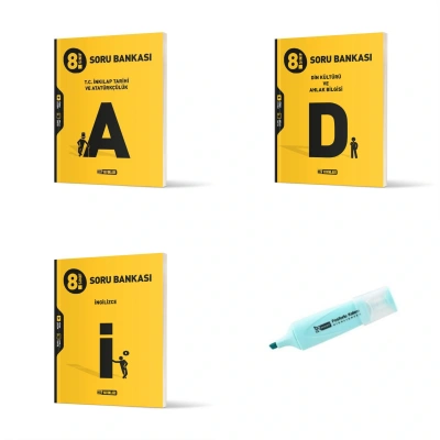 LGS 8.Sınıf İnkılap Tarihi Din Kültürü Ve İngilizce Soru Bankası