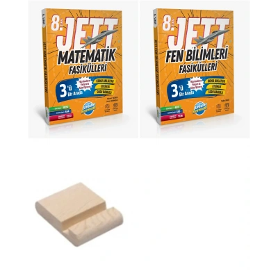 LGS 8.Sınıf JETT Matematik Fen Bilimleri Fasikülleri Seti