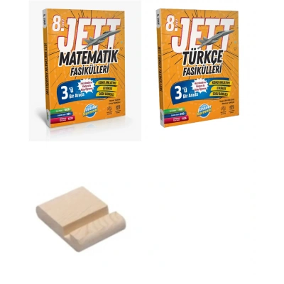 LGS 8.Sınıf JETT Matematik Türkçe Fasikülleri Seti