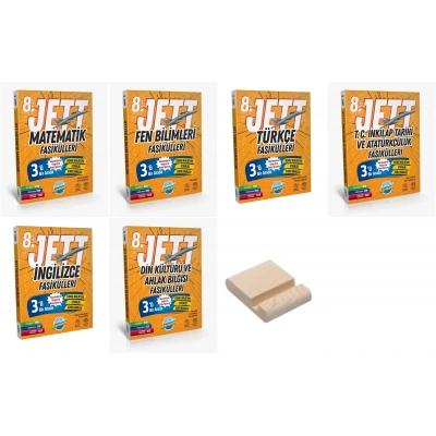 LGS 8.Sınıf JETT Tüm Dersler Fasikülleri Seti