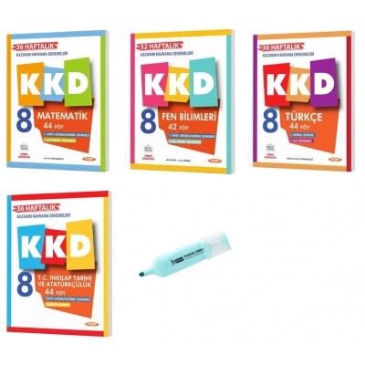 LGS 8.Sınıf KKD Matematik Fen Bilimleri Türkçe ve İnkılap Deneme