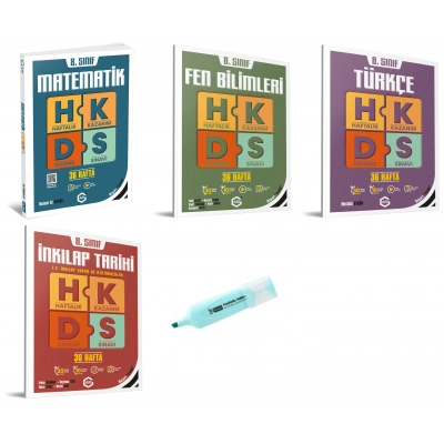 LGS 8.Sınıf Mat Fen Türkçe İnkılap Haftalık Kazanım Deneme Sınavı