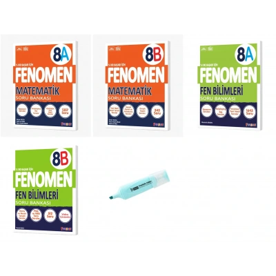 LGS 8.Sınıf Matematik A-B Ve Fen Bilimleri A-B Soru Bankası