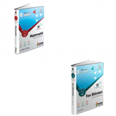 LGS 8.Sınıf Matematik Fen Bilimleri 3 adım Soru Bankası