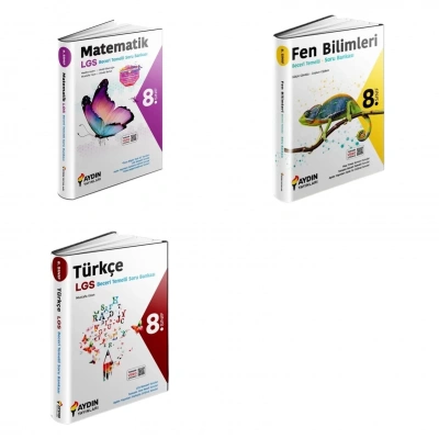 LGS 8.Sınıf Matematik Fen Bilimleri Türkçe BTS Soru Bankası