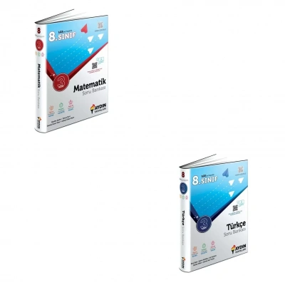 LGS 8.Sınıf Matematik Türkçe 3 adım Soru Bankası