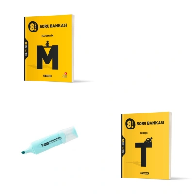 LGS 8.Sınıf Matematik Ve Türkçe Soru Bankası