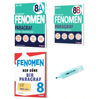 LGS 8.Sınıf Paragraf A-B Ve Her Güne Bir Paragraf Soru Bankası