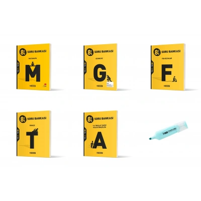 LGS 8.Sınıf Matematik Geometri Fen Bilimleri Türkçe Ve İnkılap Soru Bankası