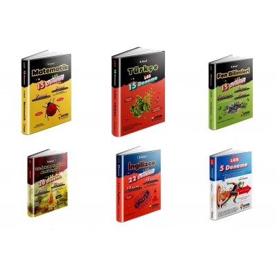 LGS 8.Sınıf Tüm Dersler ve Genel Deneme Seti