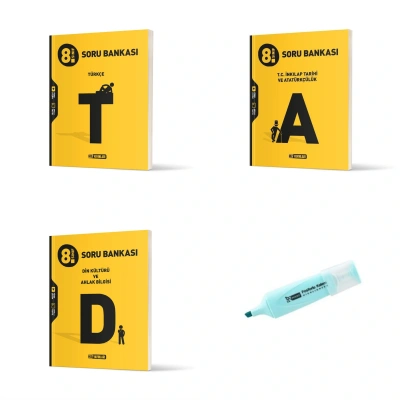 LGS 8.Sınıf Türkçe İnkılap Tarihi Ve Din Kültürü Soru Bankası