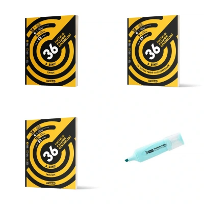 LGS 8.Sınıf Türkçe İnkılap Ve İngilizce 36 Haftalık Kazanım Denemeleri