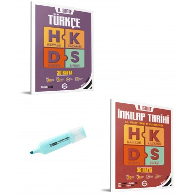 LGS 8.Sınıf Türkçe Ve İnkılap Haftalık Kazanım Deneme Sınavı