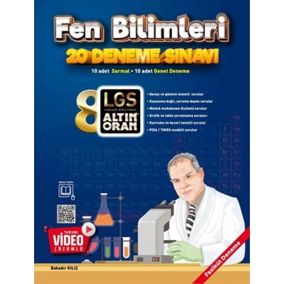LGS ALTIN ORAN 8.SINIF FEN BİLİMLERİ 20 DENEME SINAVI
