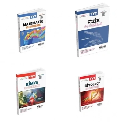 Miray TYT Matematik Fizik Kimya ve Biyoloji Deneme
