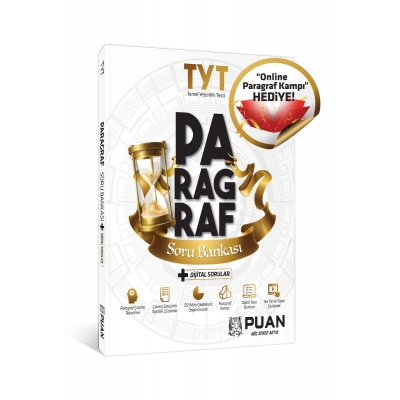 Puan Yayınları TYT Paragraf Soru Bankası + Video Paragraf Kampı Hediyeli
