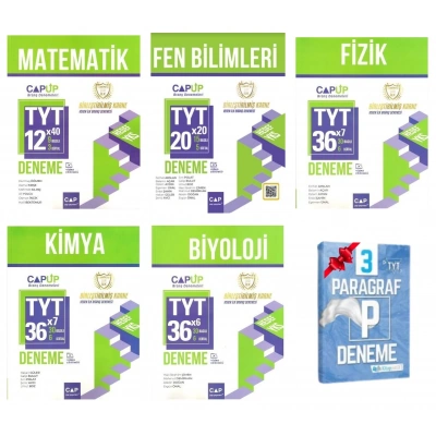 TYT ÇAP Matematik Fen Bilimleri Fizik Kimya ve Biyoloji Deneme