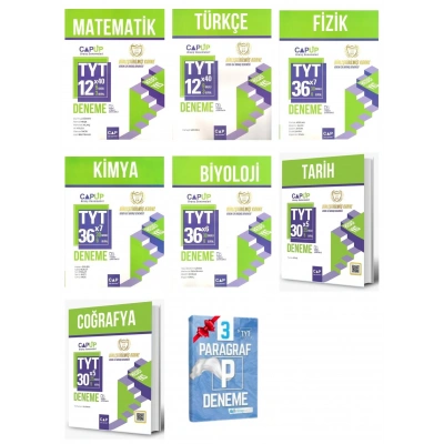TYT ÇAP Matematik Türkçe Fizik Kimya Biyoloji  Sosyal Tarih Coğrafya Deneme