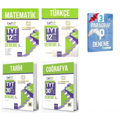 TYT ÇAP Matematik Türkçe Tarih ve Coğrafya Deneme