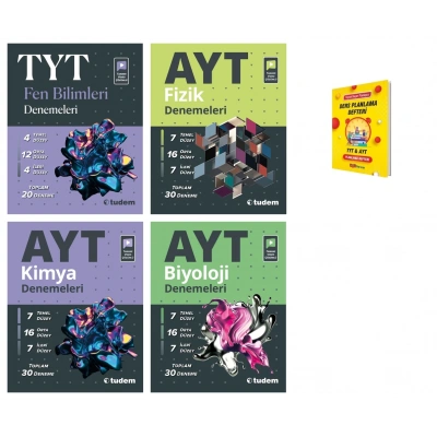 TYT Fen Bilimleri ve AYT Fizik Kimya Biyoloji Denemeleri