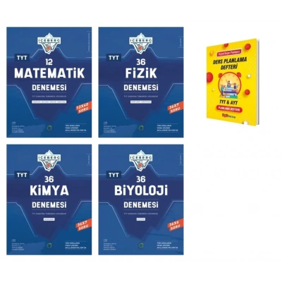 TYT IceBerg Matematik Fizik Kimya ve Biyoloji Branş Denemeleri 4lü Set