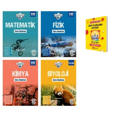 TYT IceBerg Matematik Fizik Kimya ve Biyoloji Soru Bankası 4lü Set