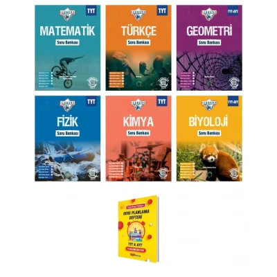 TYT IceBerg Matematik Geometri Türkçe Fizik Kimya ve Biyoloji Soru Bankası Sayısal 6lı Set