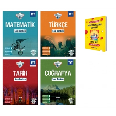 TYT IceBerg Matematik Türkçe Tarih ve Coğrafya Soru Bankası 4lü Eşit Ağırlık Set