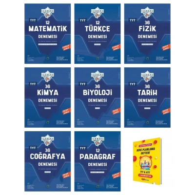 TYT IceBerg Tüm Dersler Branş Denemeleri 8li Set