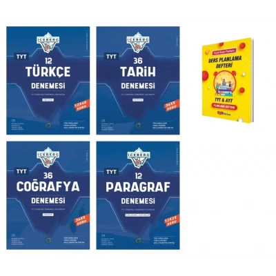 TYT IceBerg Türkçe Tarih Coğrafya ve Paragraf Branş Denemeleri Sözel 4lü Set