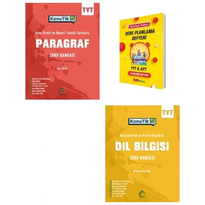 TYT KonuTik Paragraf ve Dilbilgisi Konu Özetli Soru Bankası