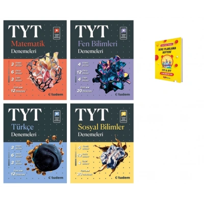 TYT Matematik Fen Türkçe ve Sosyal 4lü Deneme Seti