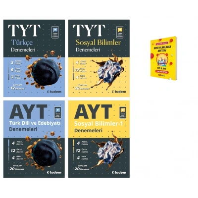 TYT ve AYT Türkçe Edebiyat Sosyal Bilimler Denemeleri Sözel 4lü Set