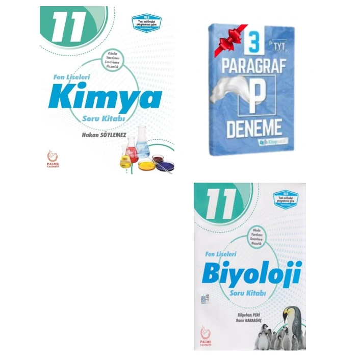 11. Sınıf Fen Liseleri Kimya Biyoloji Soru Kitabı