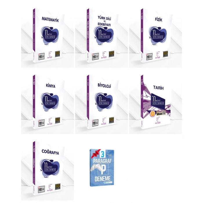 11. Sınıf Tüm Dersler Soru Bankası Seti