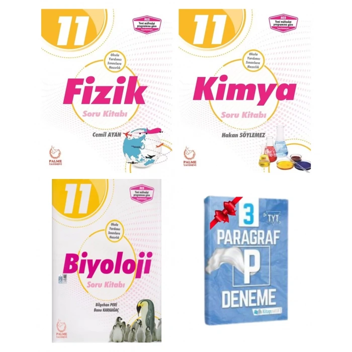 11.Sınıf Fizik Kimya Biyoloji Soru Bankası Set