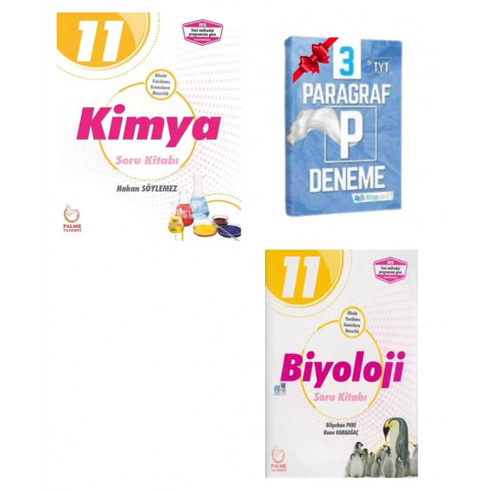 11.Sınıf Kimya ve Biyoloji Soru Bankası Set