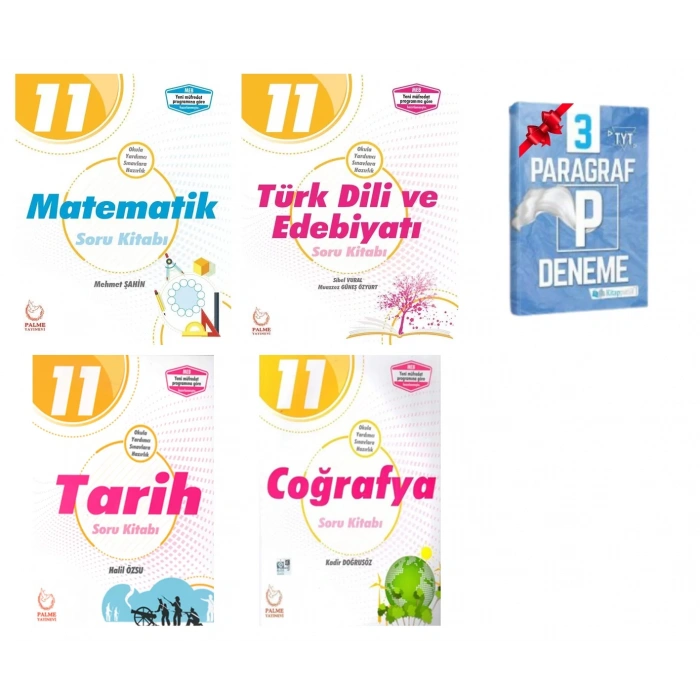 11.Sınıf Matematik Edebiyat Tarih Coğrafya Soru Bankası Set