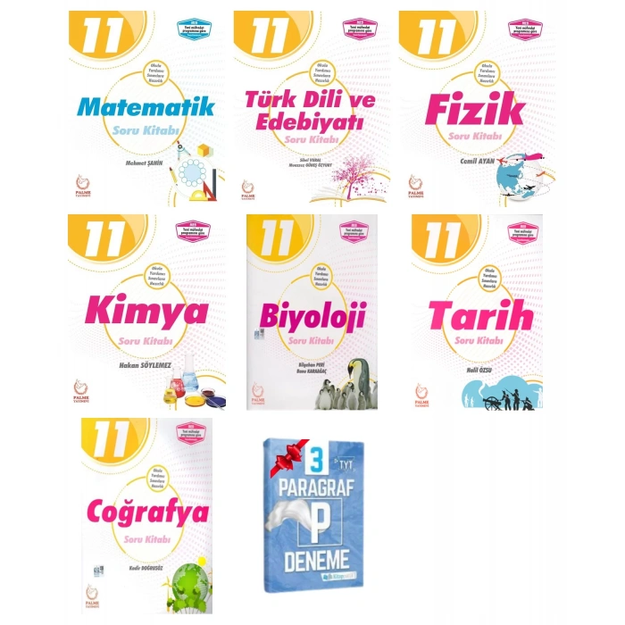 11.Sınıf Soru Bankası Full Altın Set ( 7 Kitap )