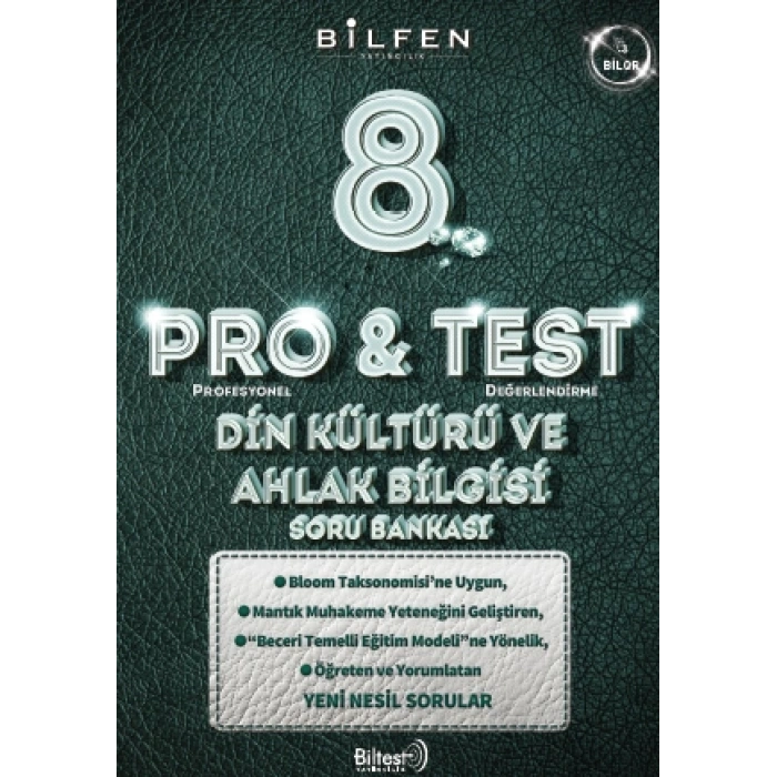 8. SINIF PRO&TEST DİN KÜLTÜRÜ VE AHLAK BİLGİSİ SORU BANKASI