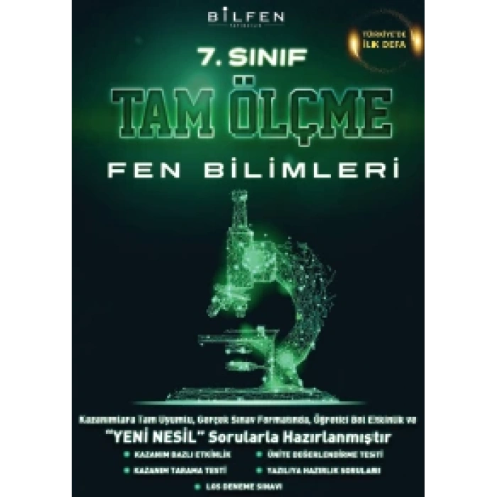 7. SINIF FEN BİLİMLERİ TAM ÖLÇME