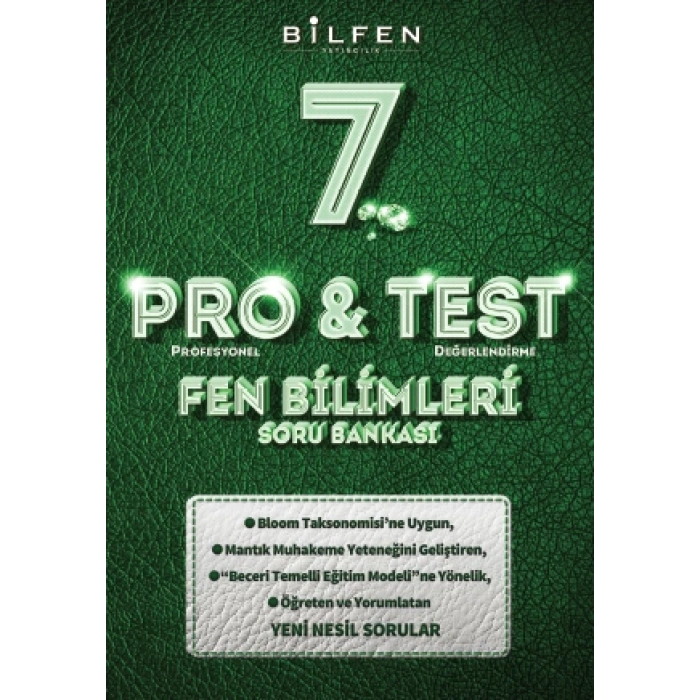 7. SINIF PRO&TEST FEN BİLİMLERİ SORU BANKASI