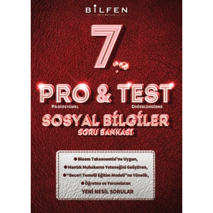 7. SINIF PRO&TEST SOSYAL BİLGİLER SORU BANKASI