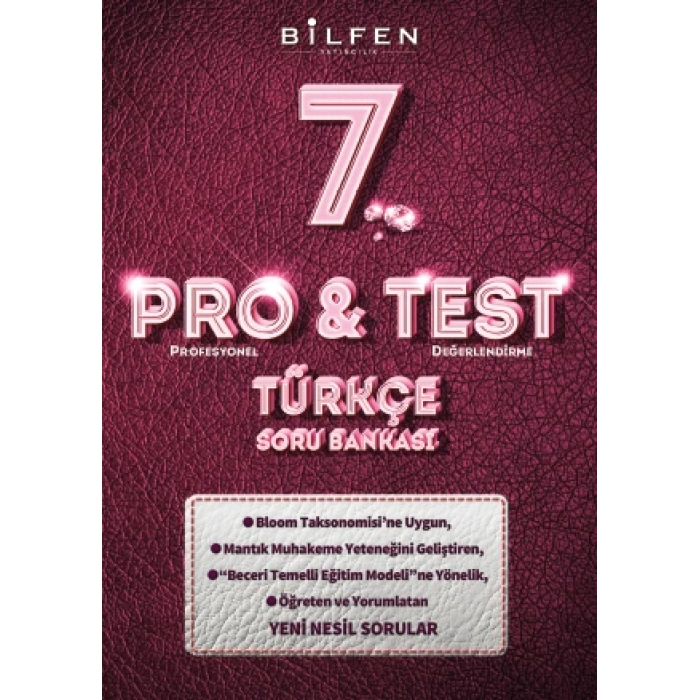 7. SINIF PRO&TEST TÜRKÇE SORU BANKASI