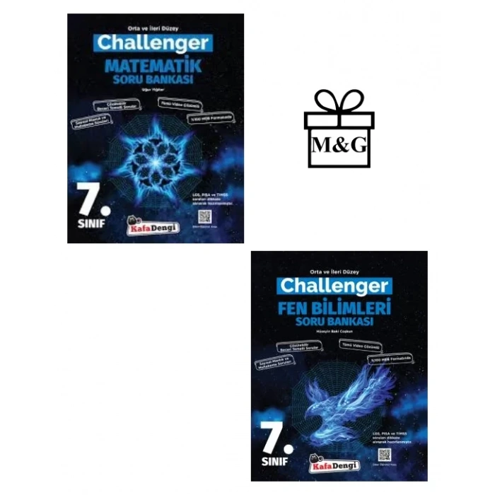 7.Sınıf Challenger Matematik ve Fen Bilimleri Soru Bankası